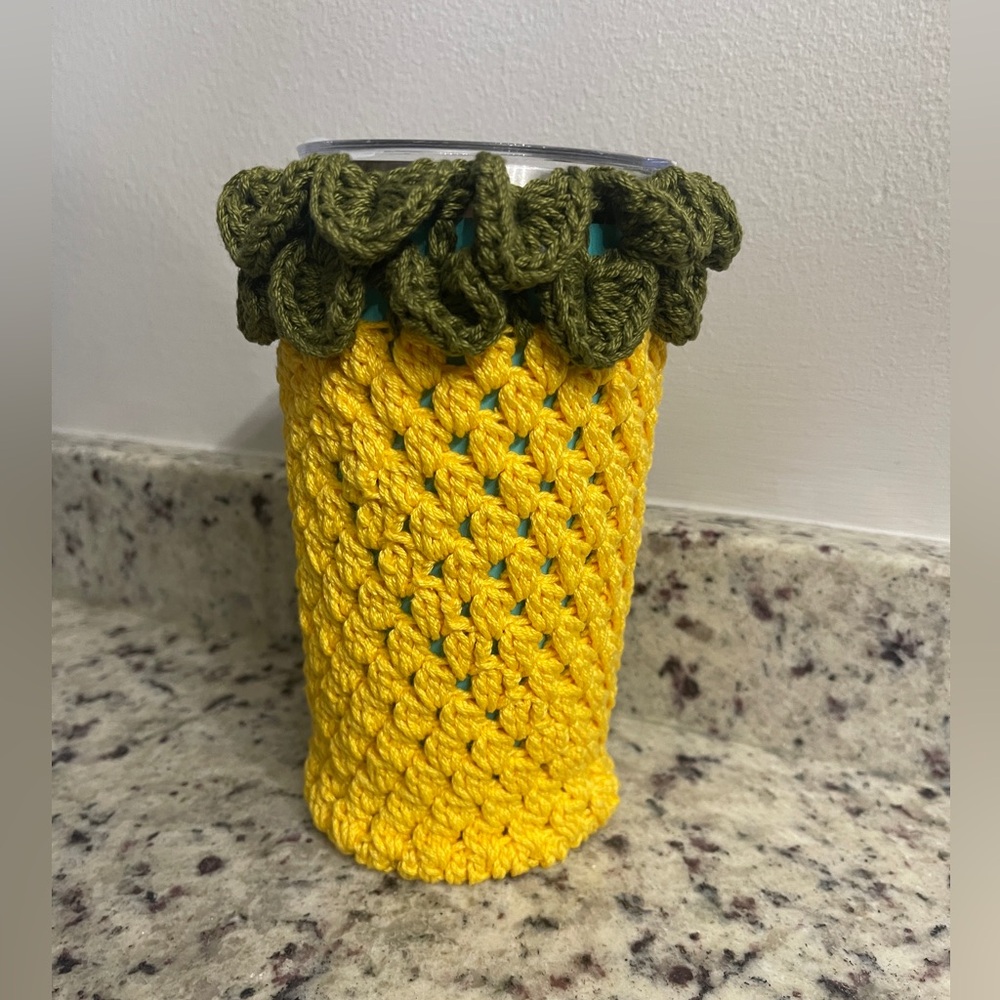 Crochet Pineapple Cozy